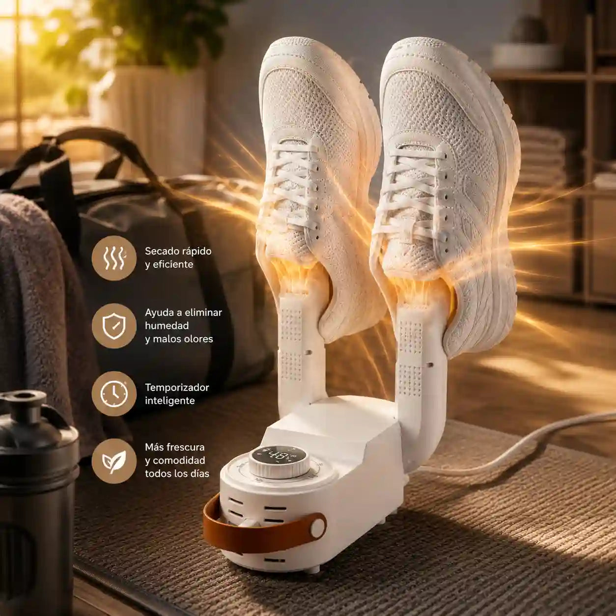 CalzaSeco™ Elimina la humedad y malos olores de tus zapatos