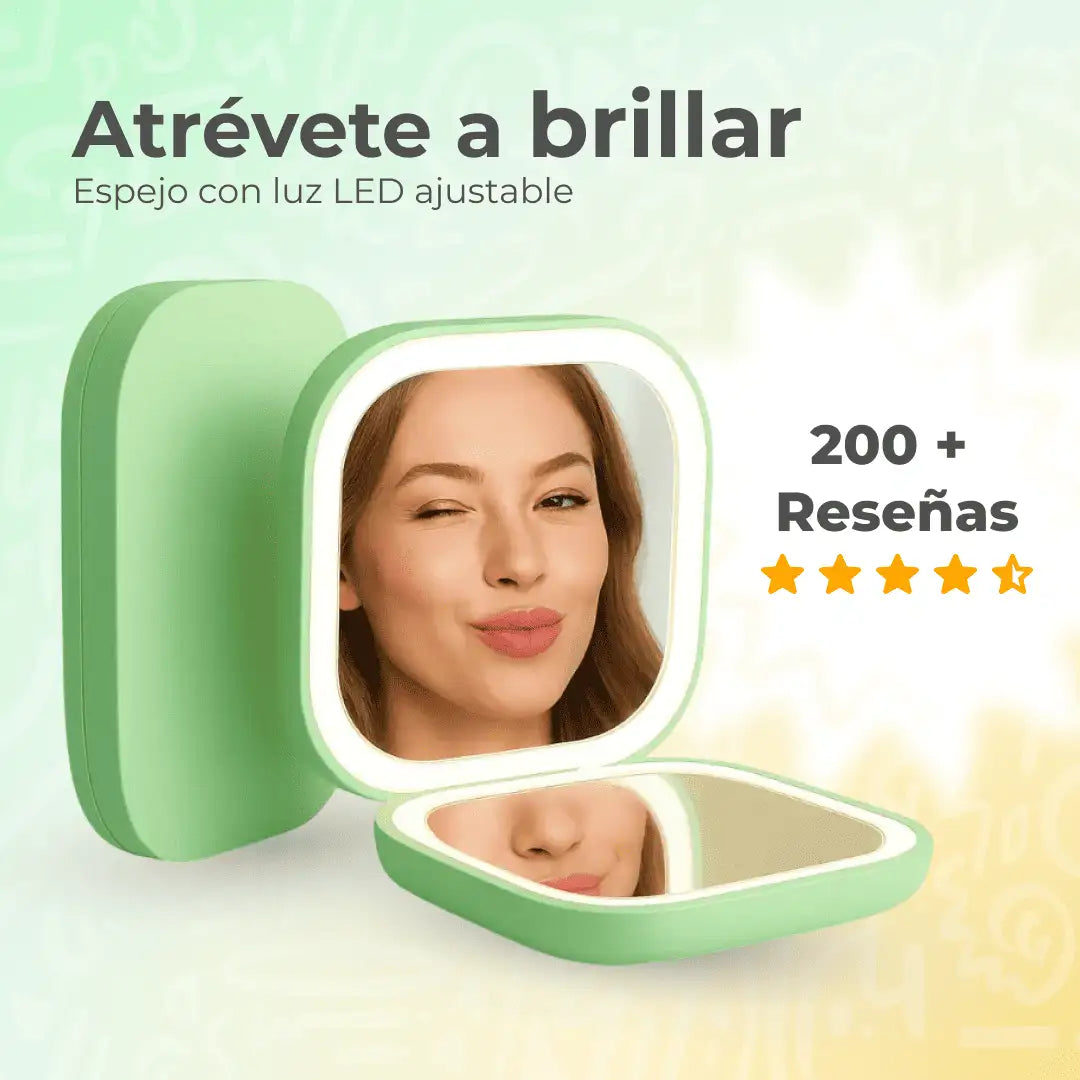 Tu espejo perfecto con luz LED